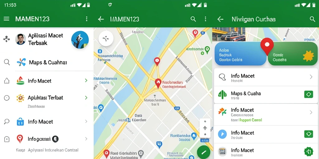 Antarmuka MAMEN123 yang informatif dan user-friendly.