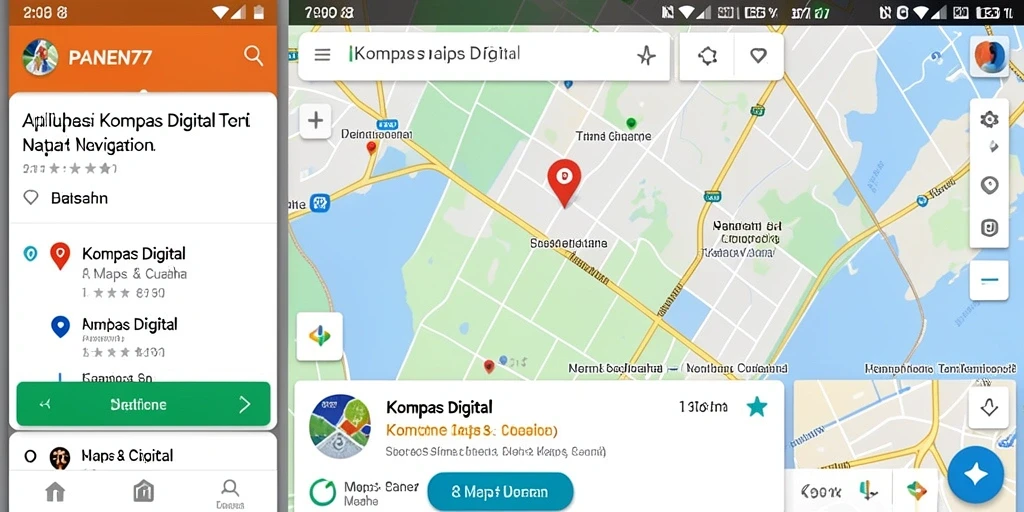 Antarmuka utama aplikasi PANEN77 yang stylish dan fungsional.