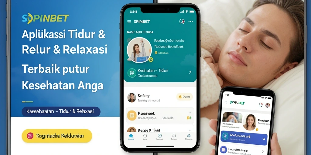 Antarmuka SPINBET yang intuitif untuk Tidur & Relaksasi.