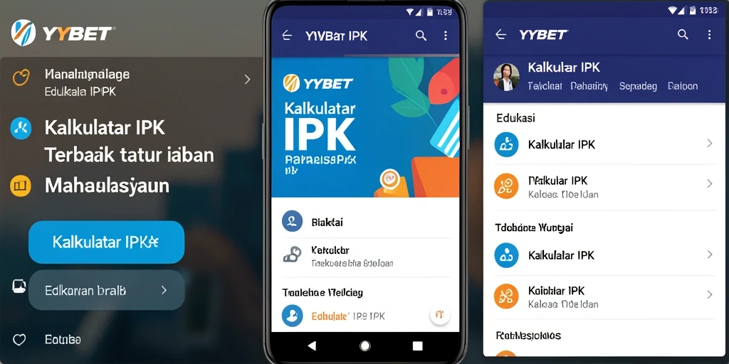 Tampilan antarmuka sederhana YYBET untuk Kalkulator IPK.