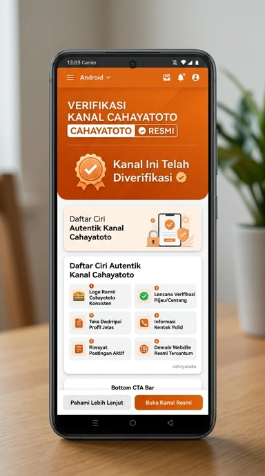Kanal Resmi Cahayatoto untuk Pengguna Android